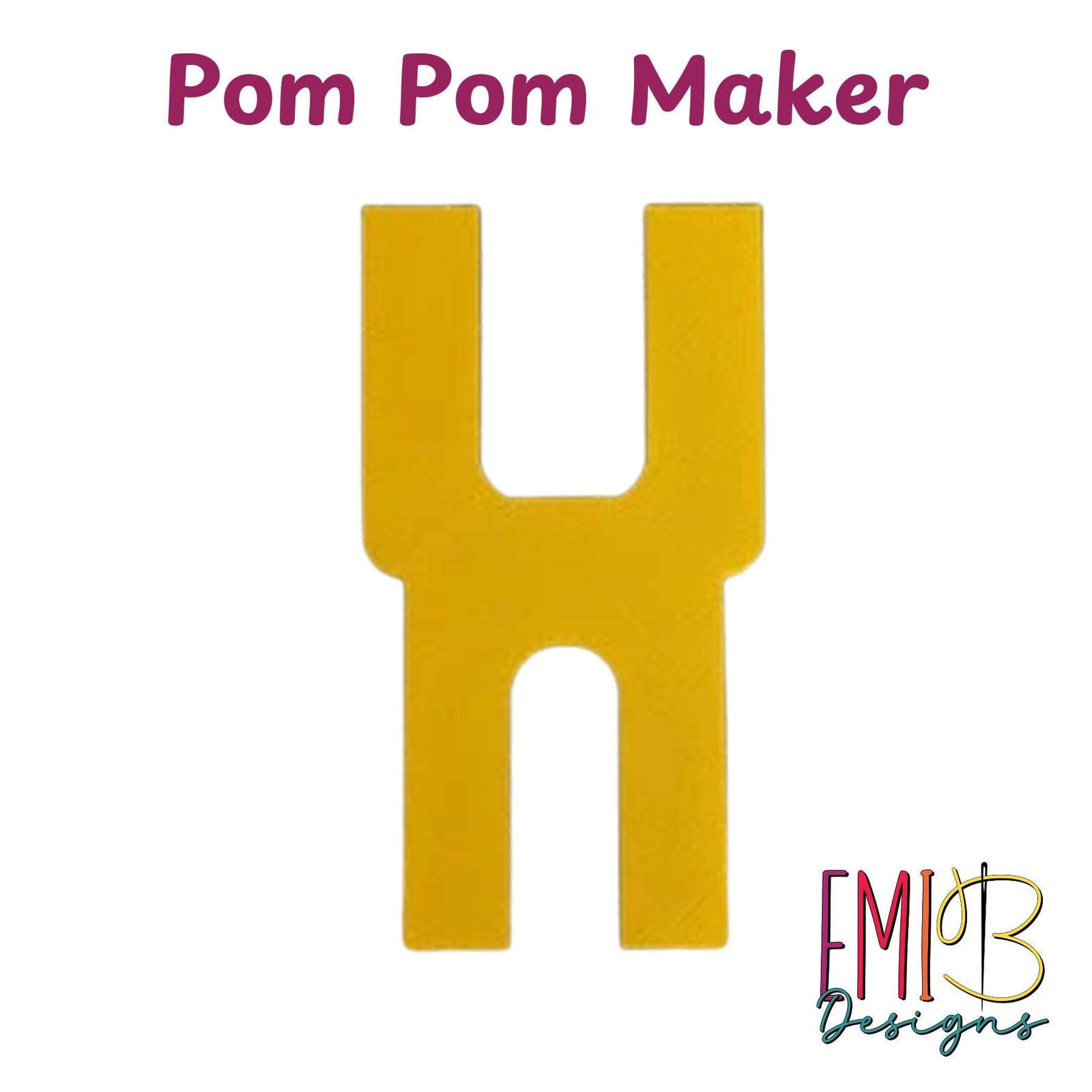 Pom Pom Maker- Make your own Pom Pom's in a variety of sizes- Sewing and Craft