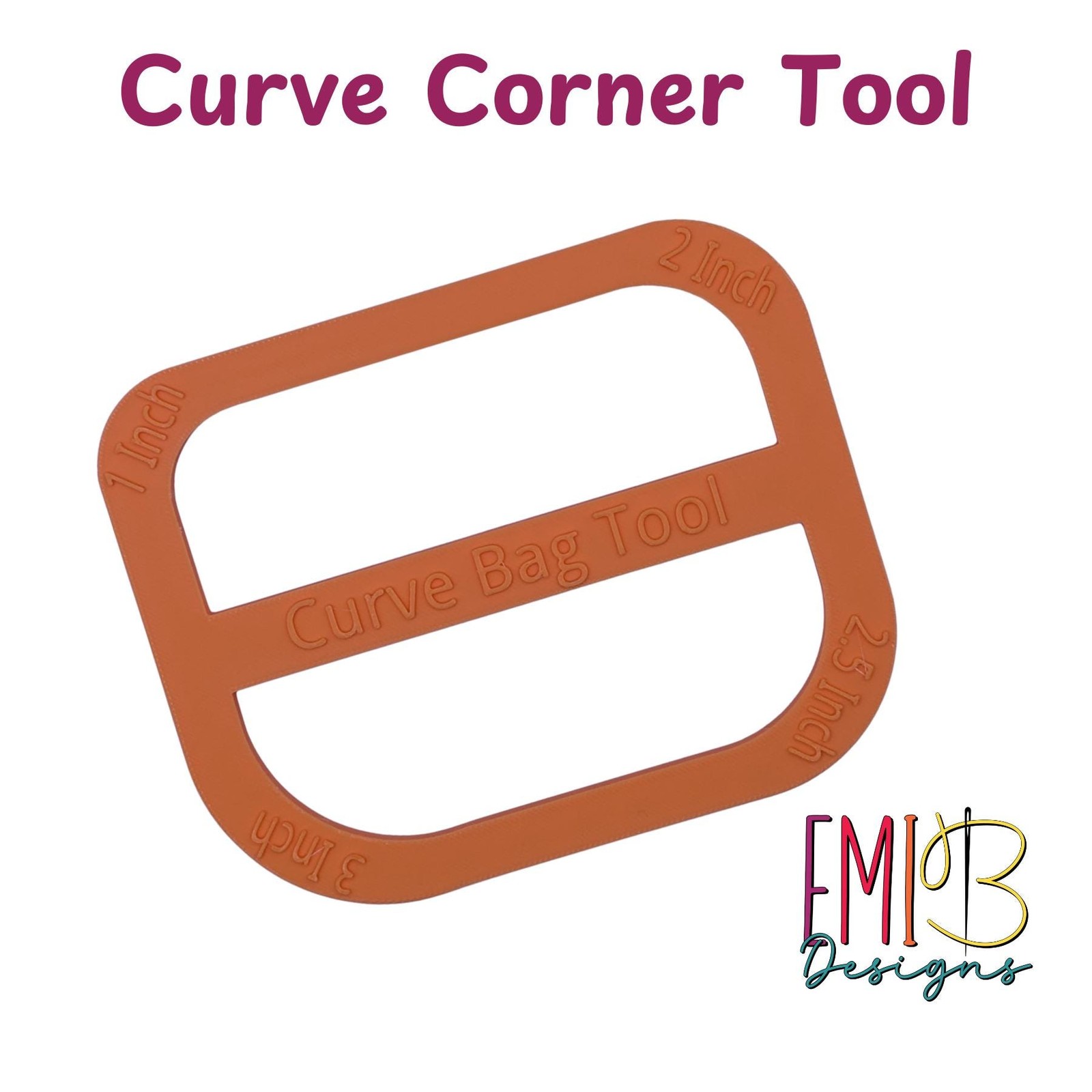 Curved Corner Tool Curved Bag ruler Curved corner Tool Bag Making Ruler Bag