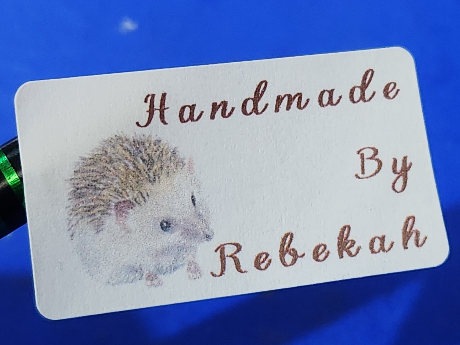 325 Hedgehog Personalised Self Adhesive Address Handmade by Labels Stickers