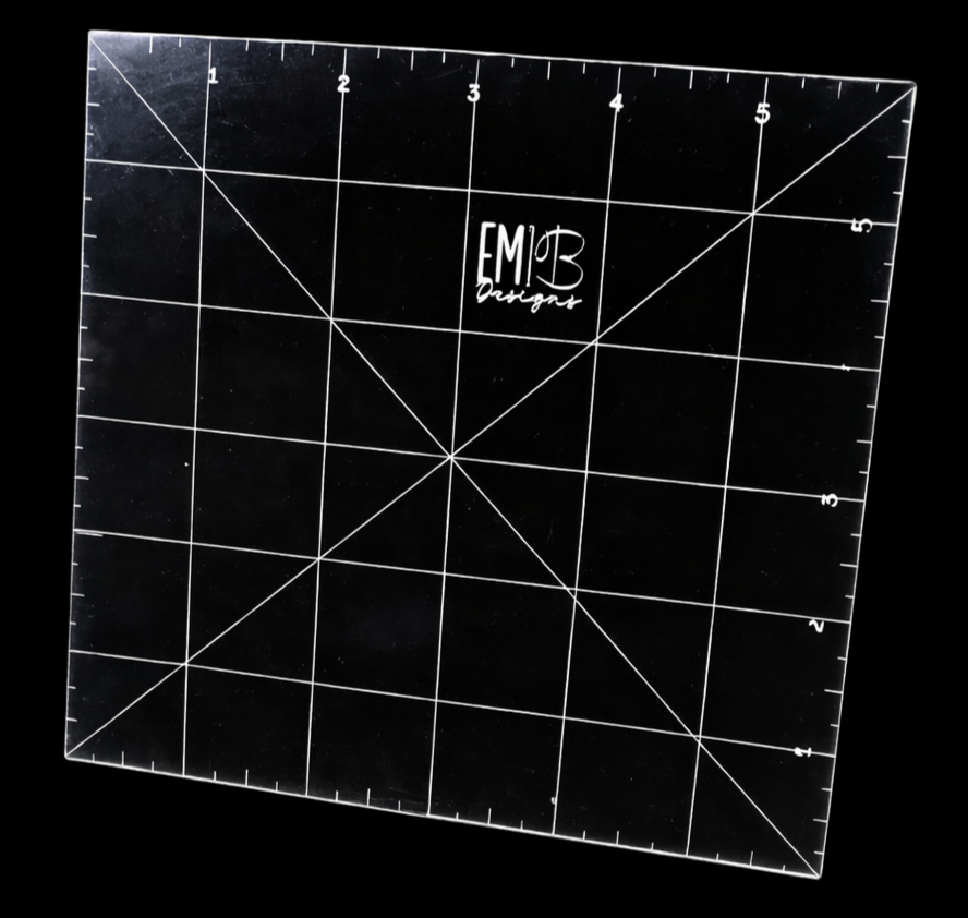 6 inch Square Acrylic Sewing Ruler