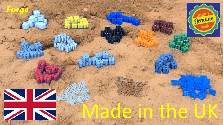 Oil Drum Barrels New 40 Pack + 10 Pallets N Gauge 1:148 Model Railway