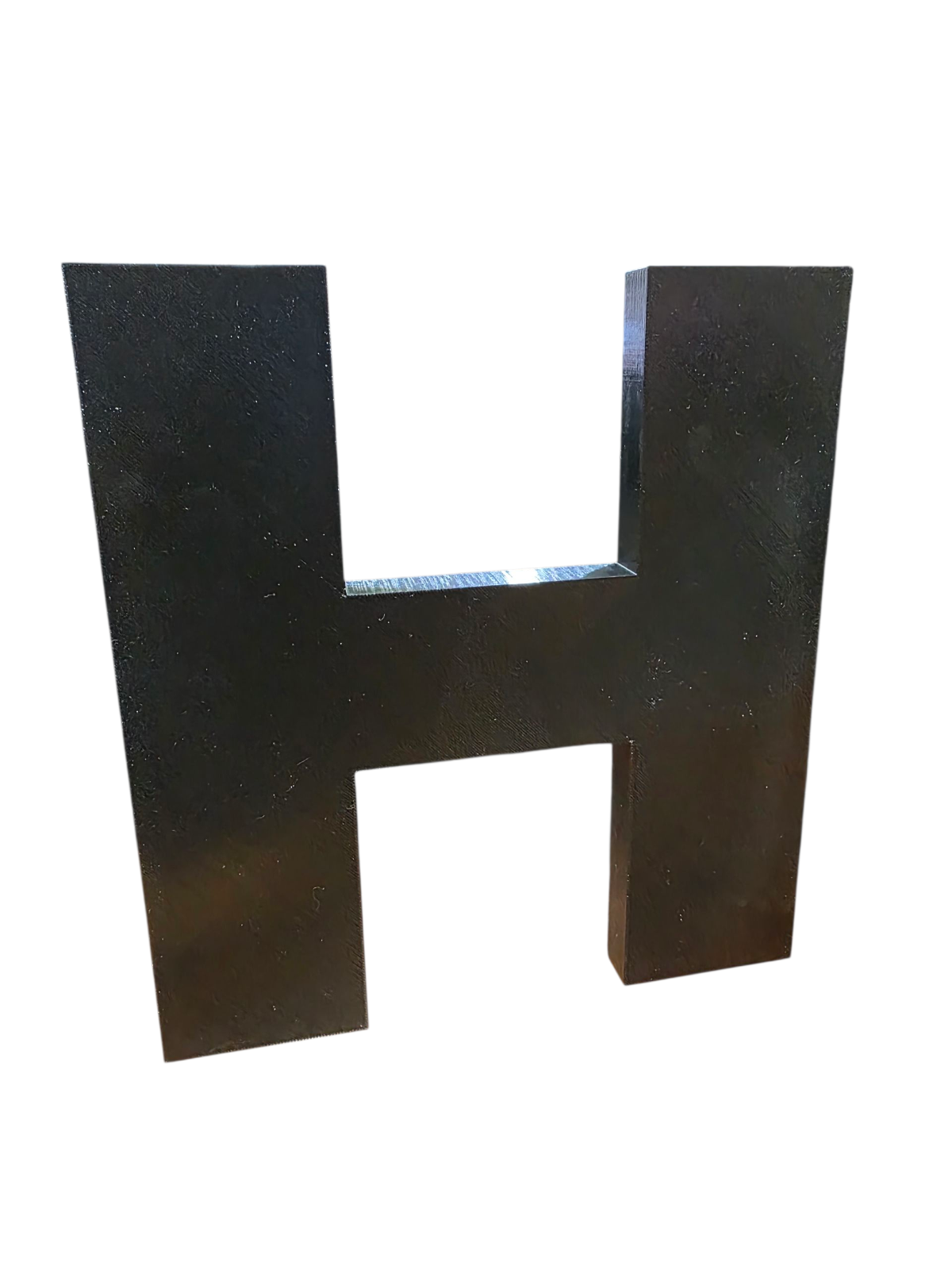 LETTER H 3D PETG 10" Sign – Outdoor Indoor Use – Waterproof, UV & Heat Resistant