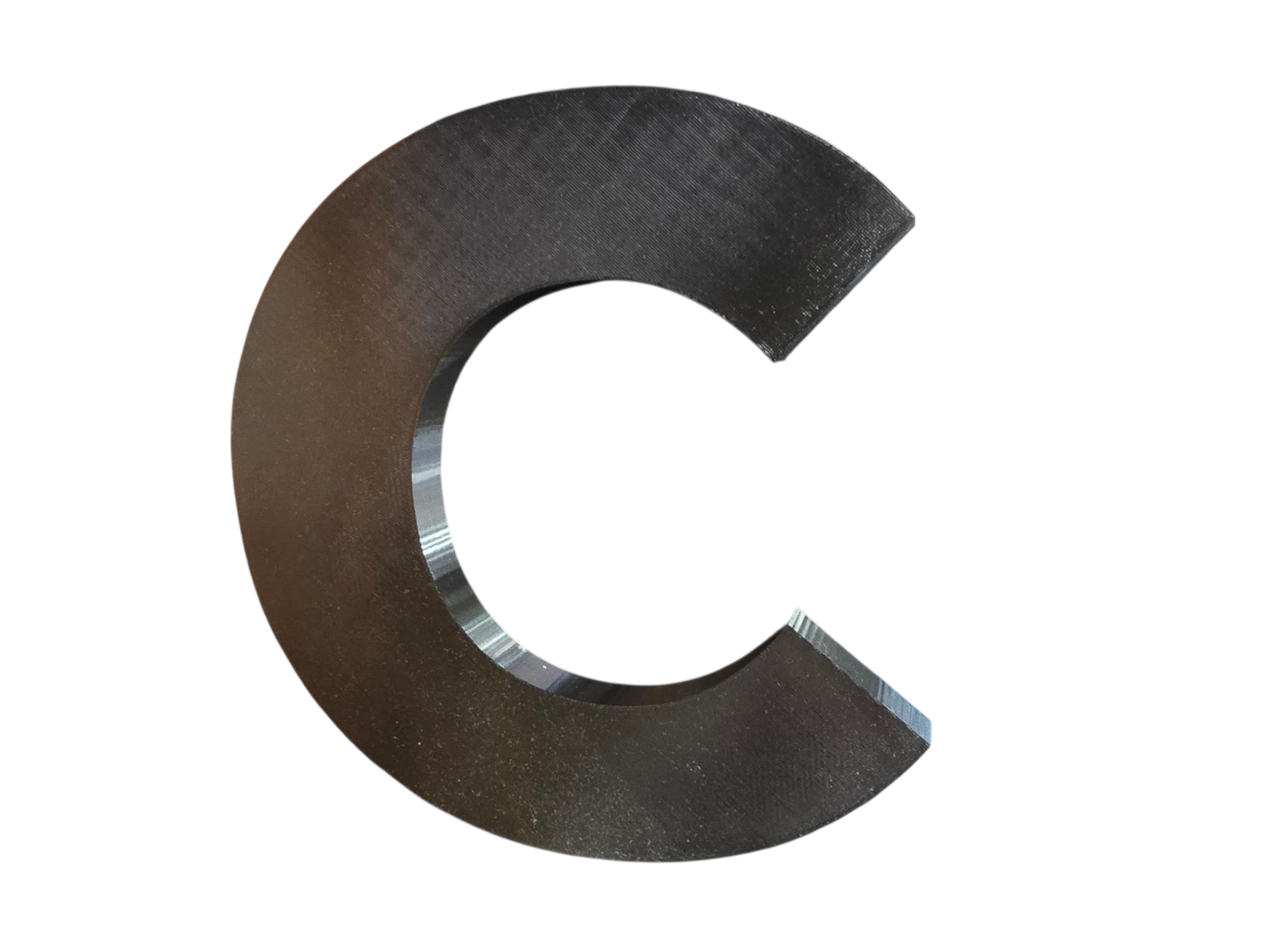 LETTER C 3D PETG 10" Sign – Outdoor Indoor Use – Waterproof, UV & Heat Resistant