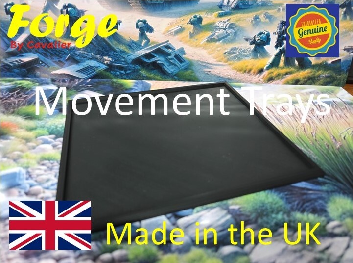 Movement Trays 25mm 30mm 40mm Rank & File Fantasy Army UK Made