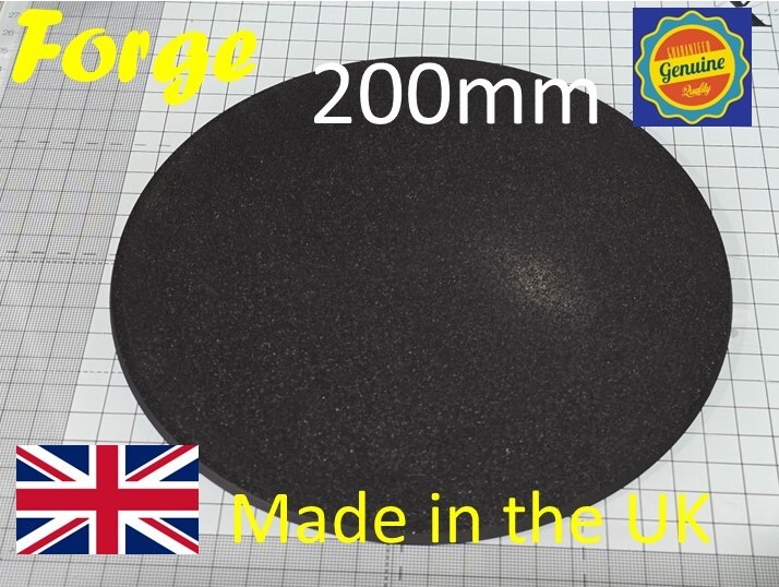 Wargaming Bases 200mm Round Durable Plastic for War Gaming Tabletop Games