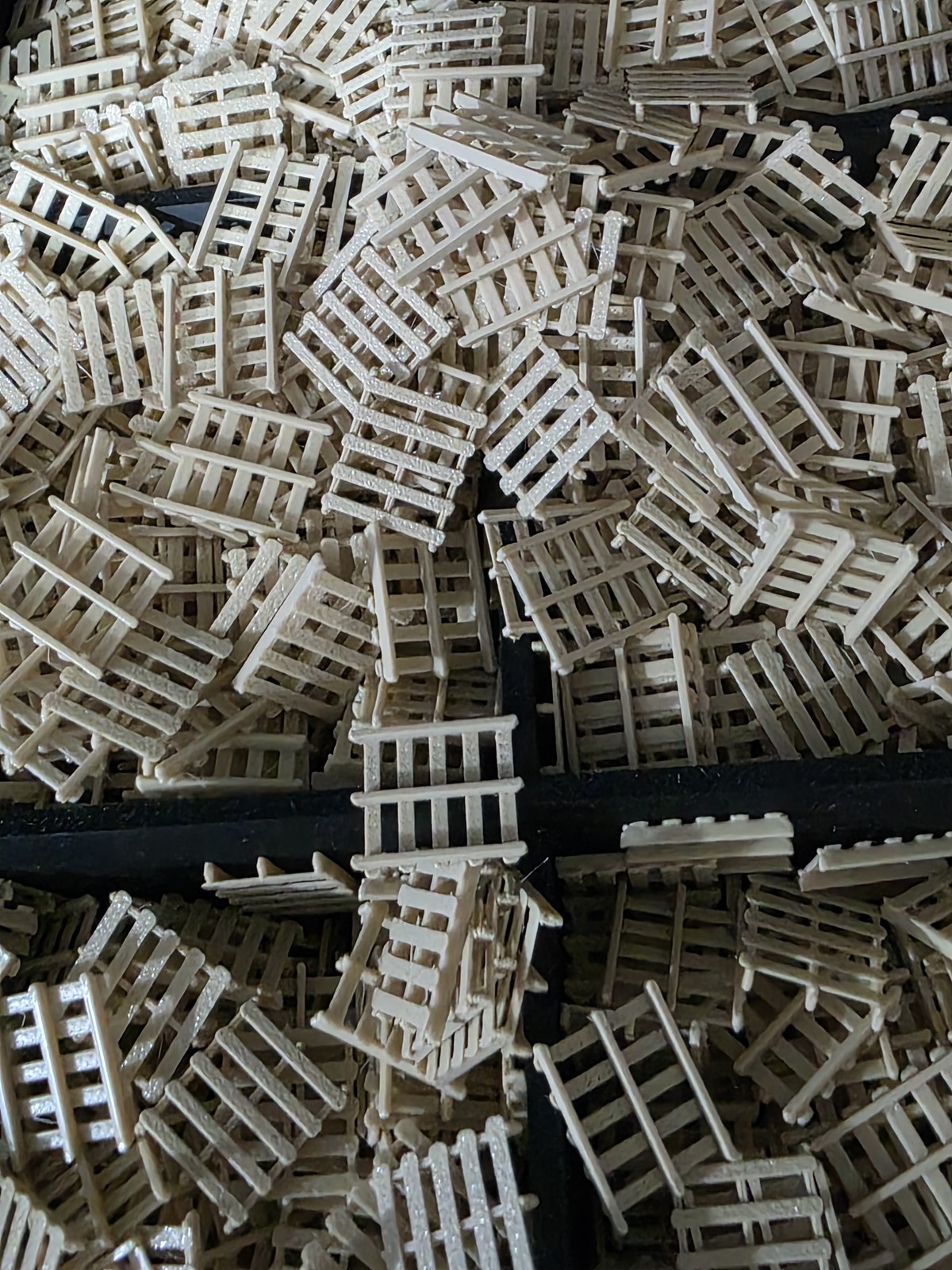 New Wood Colour Pallets OO Gauge 1:76 Scale Models Train Railway (50 Pack)