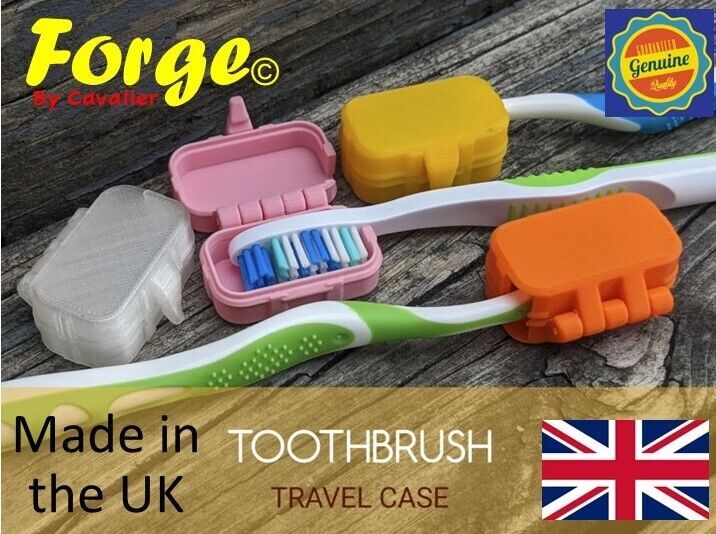 2 x Toothbrush Case Travel Cover Holder Portable Camping Plastic Brush Box Head