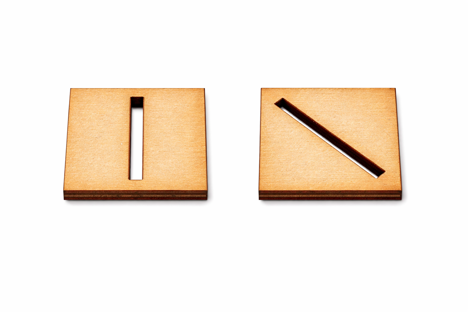 25mm Square Slotted MDF Miniature Bases 3mm Laser Cut Wargaming Rank & File