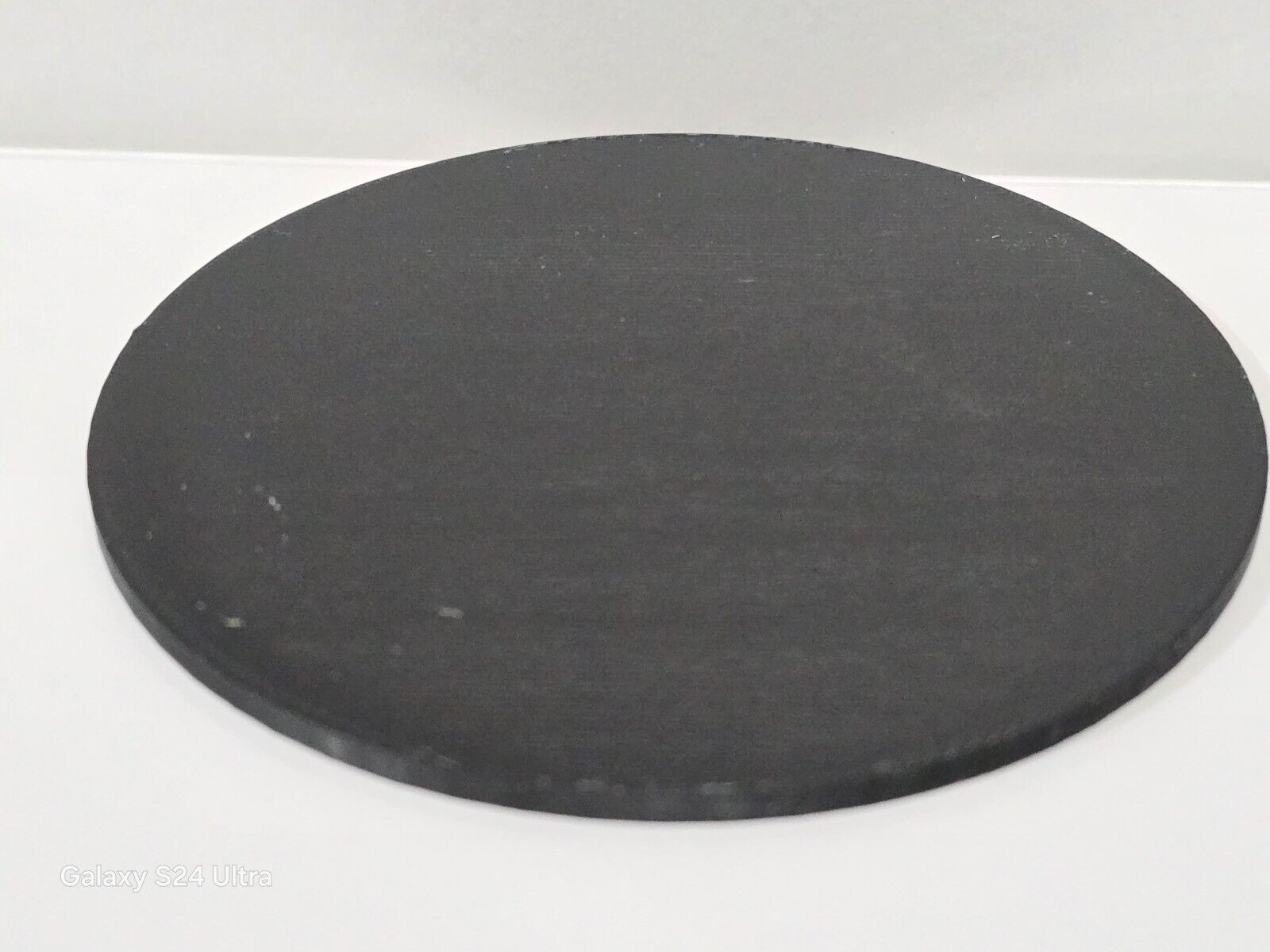 Small Miniature Model Bases  1pc 100mm Round 3mm Deep Thick Circular Base, Black