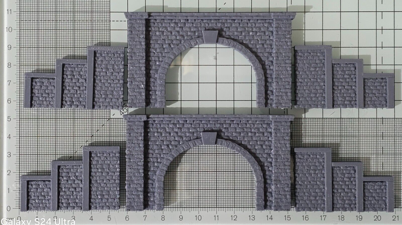 Z Gauge Tunnel Double Track Stone Portal Model Railway Train Layout 1:220 Scale