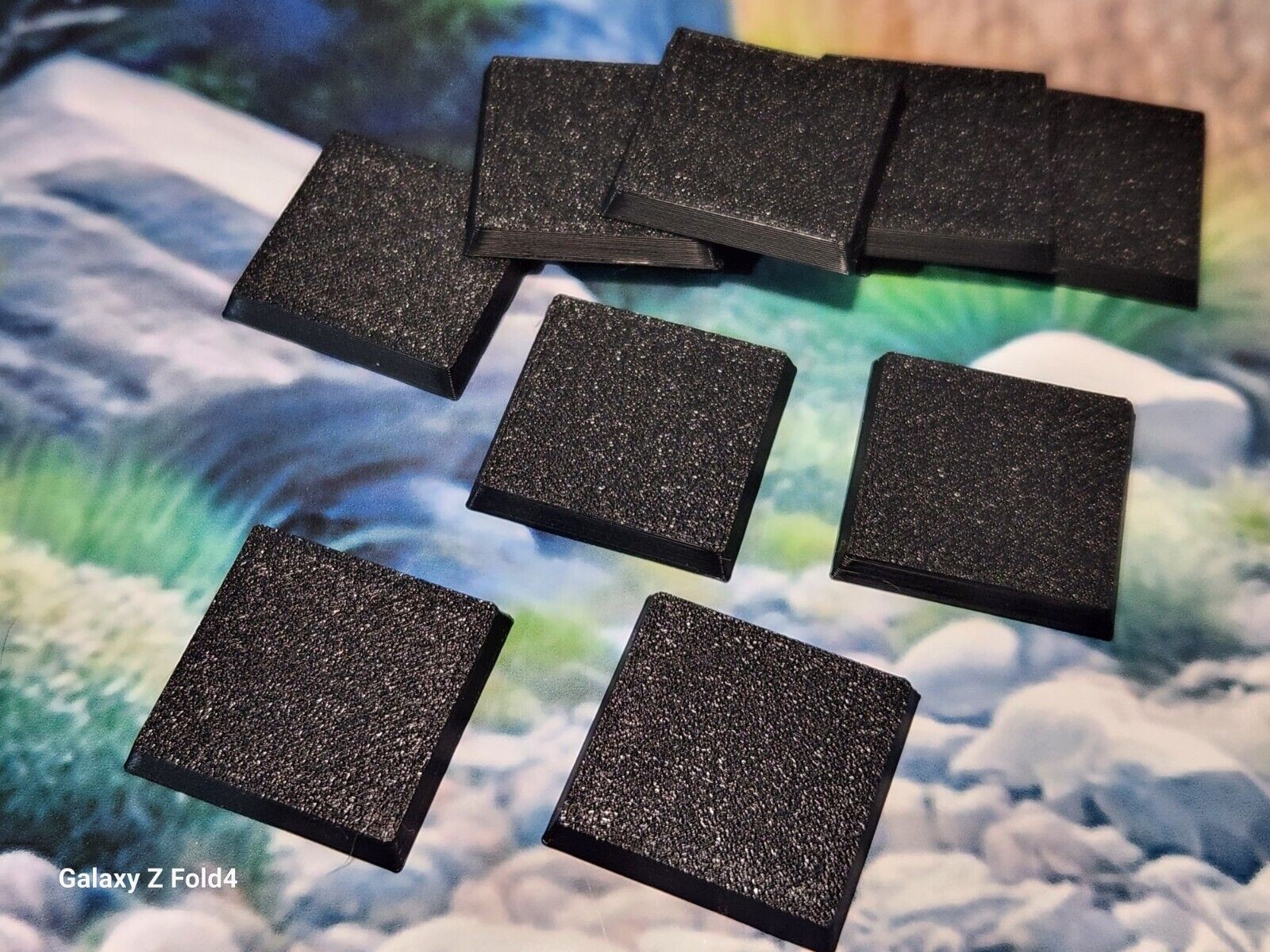 Wargaming Bases Square  100mm Durable Plastic for War Gaming Tabletop Games