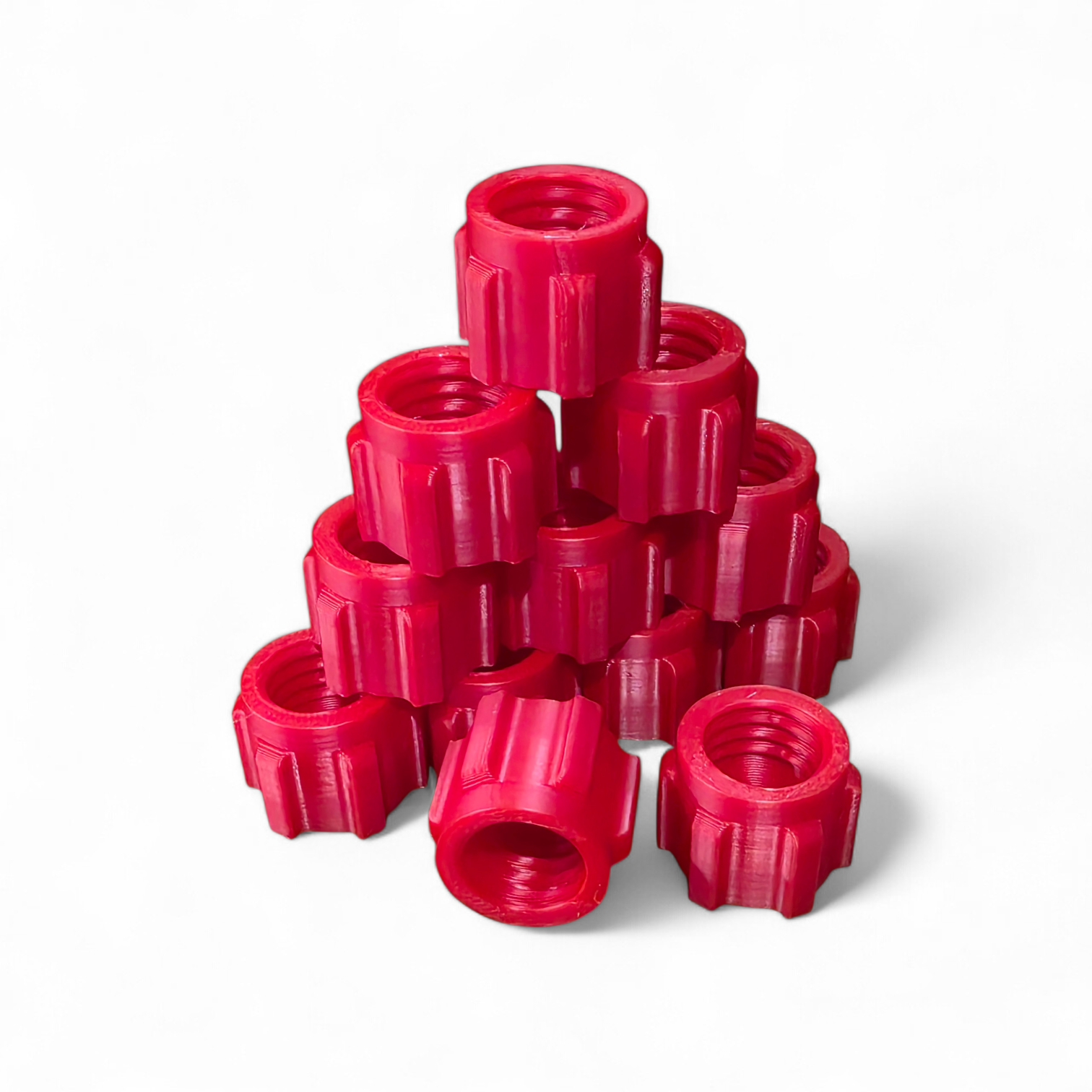 Silicone sealer sealant mastic tube nozzle red screw cap tops pack of 12