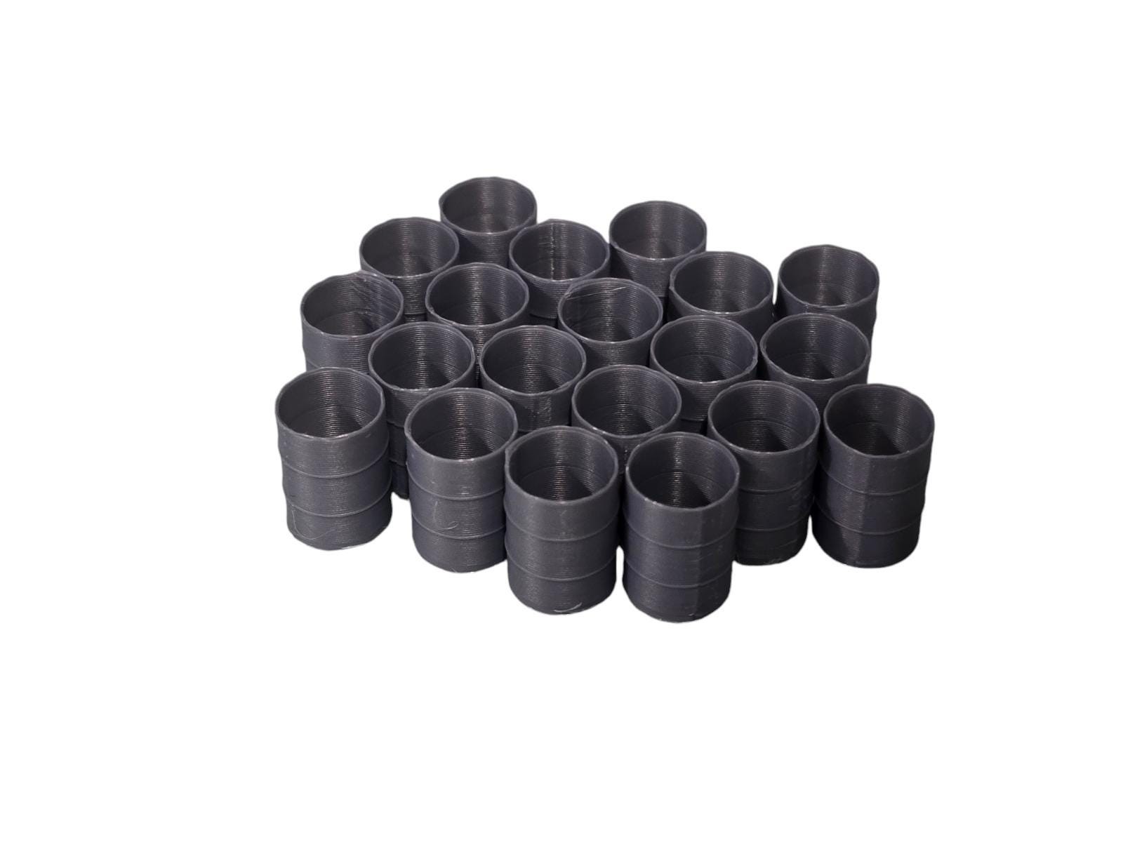 Oil Drum Barrels OO Gauge EMPTY Grey 1:76 Scale Models Train Railway 20 Pack