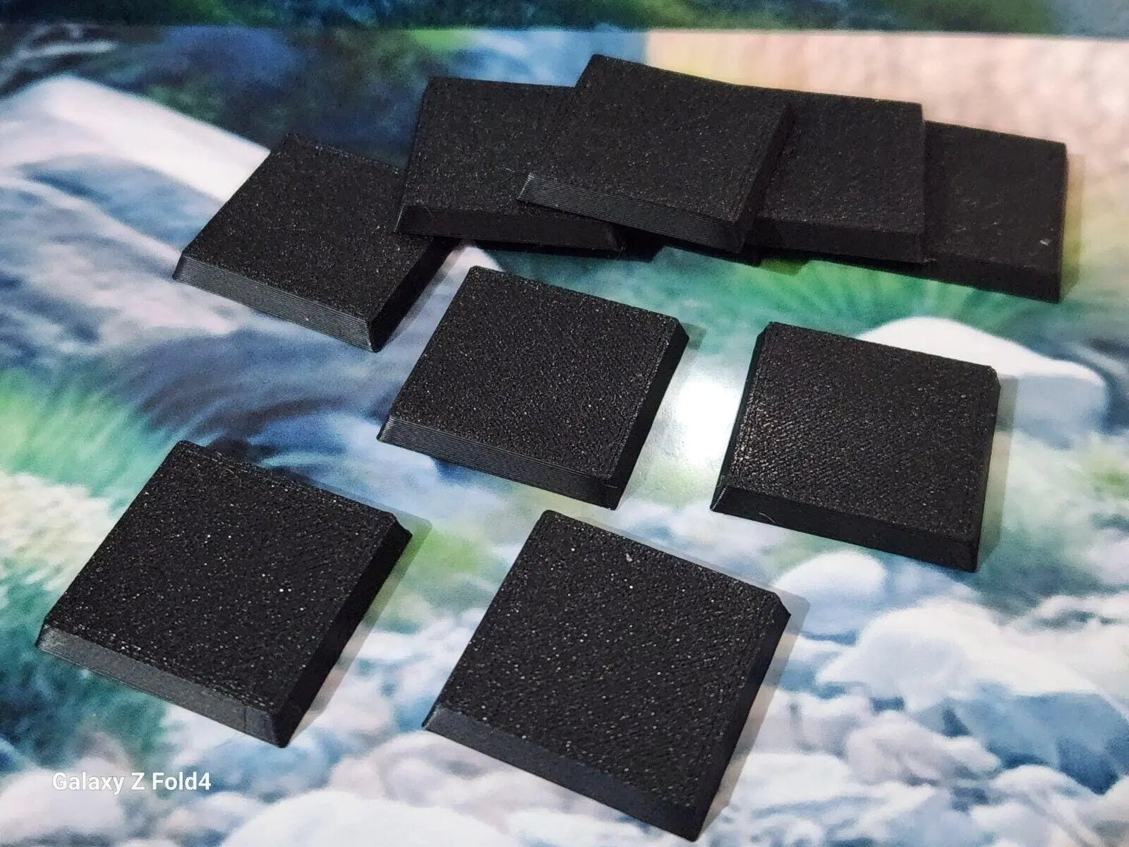 Wargaming Bases 25mm Square Durable Plastic for War Gaming Tabletop Games