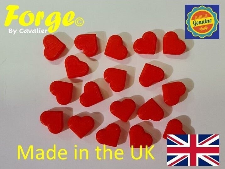 18 x Love Letter Pocket Token Love Hearts 20mm Valentine Wedding Decorations