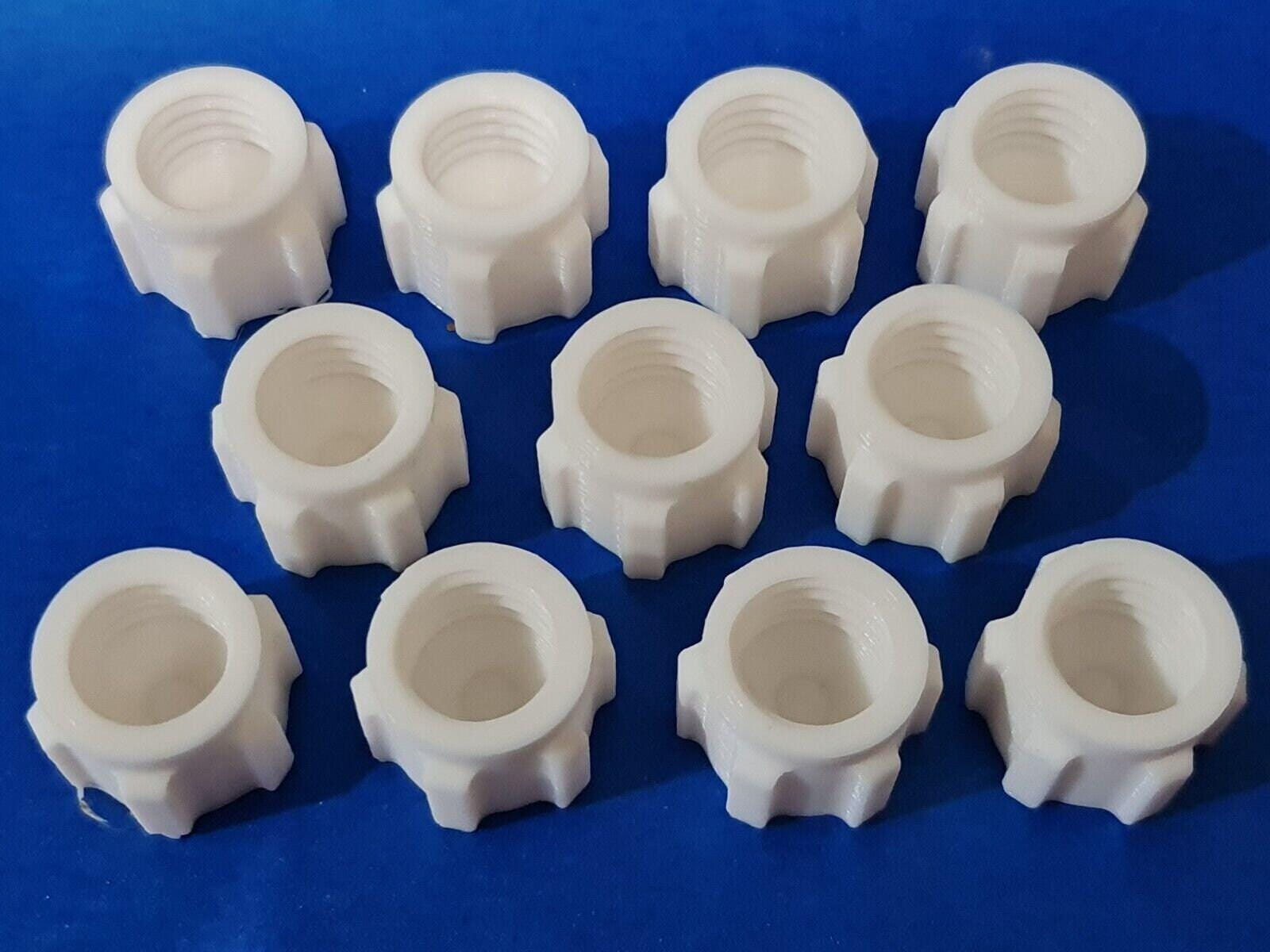 Pack of 10 Silicone Sealer Sealant Mastik Tube Nozzle Screw Cap Tops B-Grades