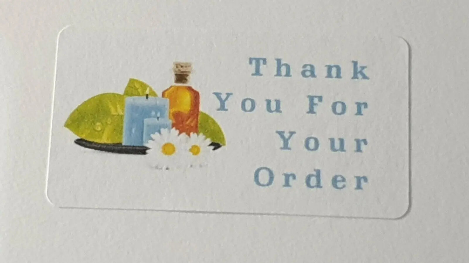 325 x Thank You for Your Order Labels Candles Scentsy Matte Labels Stickers