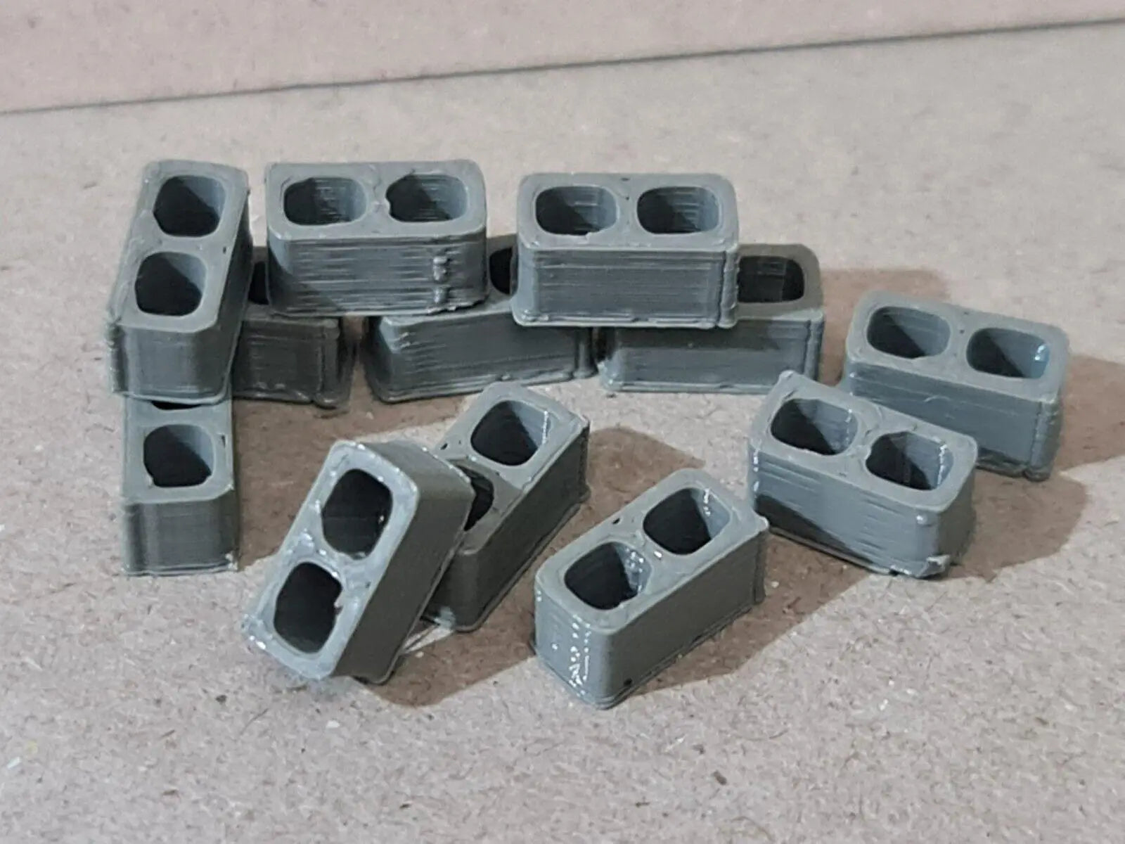 New 12 x Concrete Blocks O Gauge 1:50 Scale Models Train Garden Railway Diorama