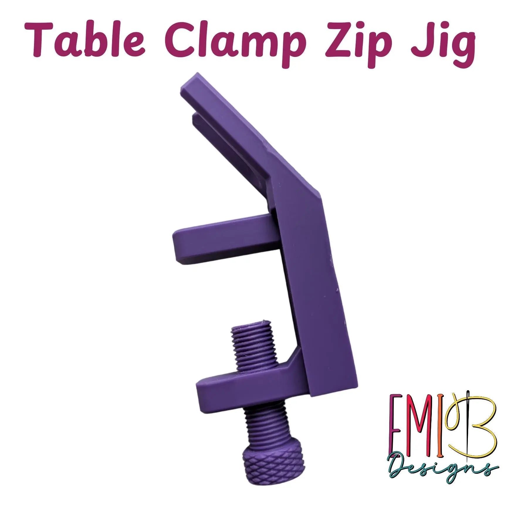 Table Zipper jig Easily add zip pulls to Zip Tape Zip Jig Zip Accessory Clamp Zip Jig