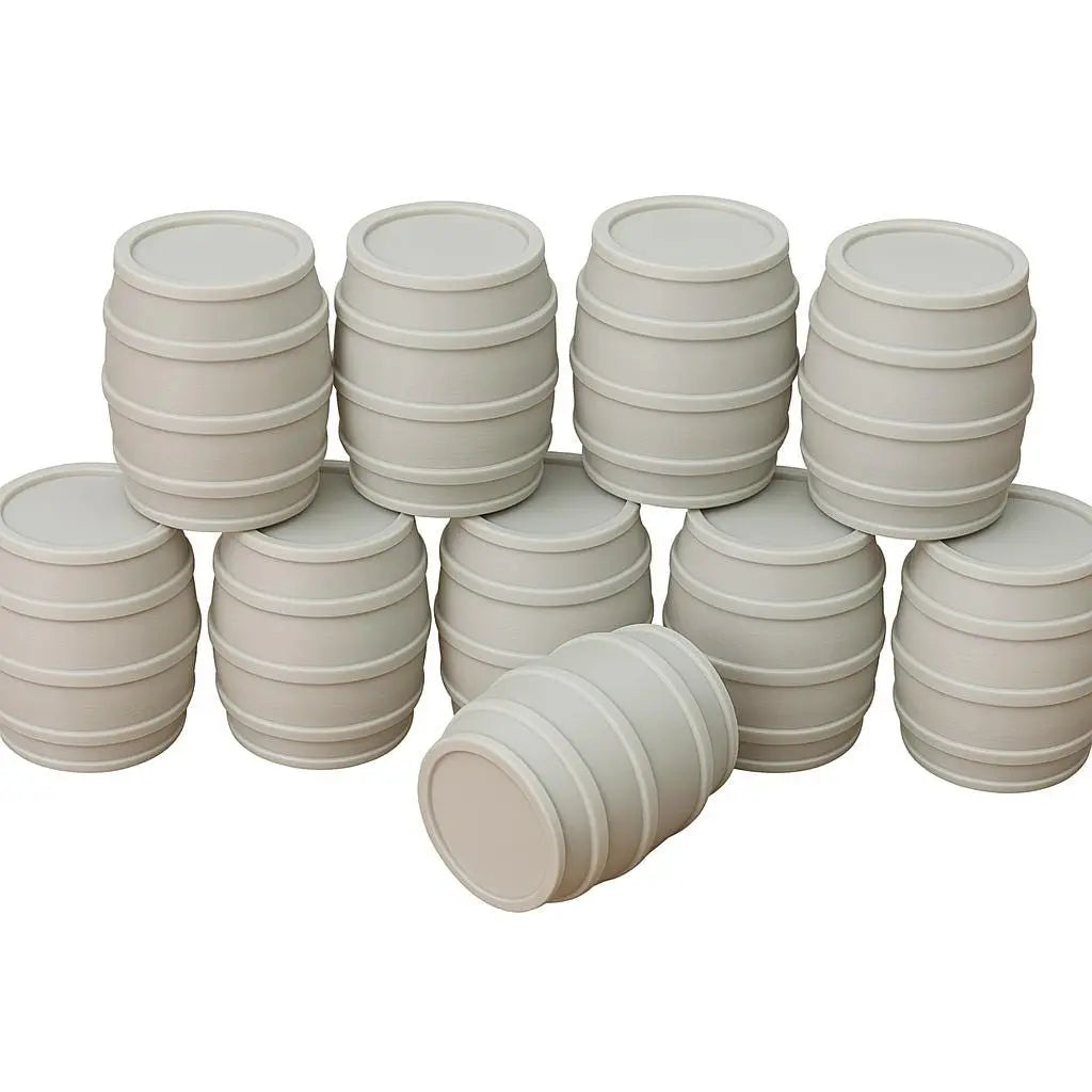 Whiskey Barrels 1:24 Scale Model Diorama Accessory Garage Display
