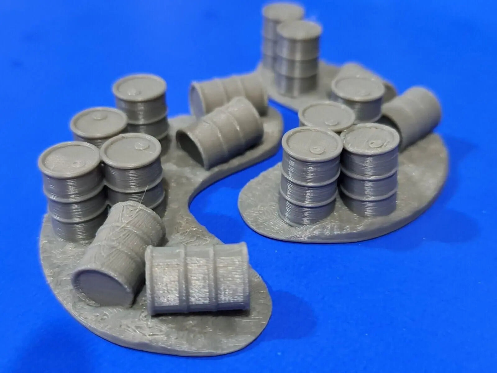 Oil Drum Barrel Scenery Set Terrain 28mm Scale - War gaming Gaming