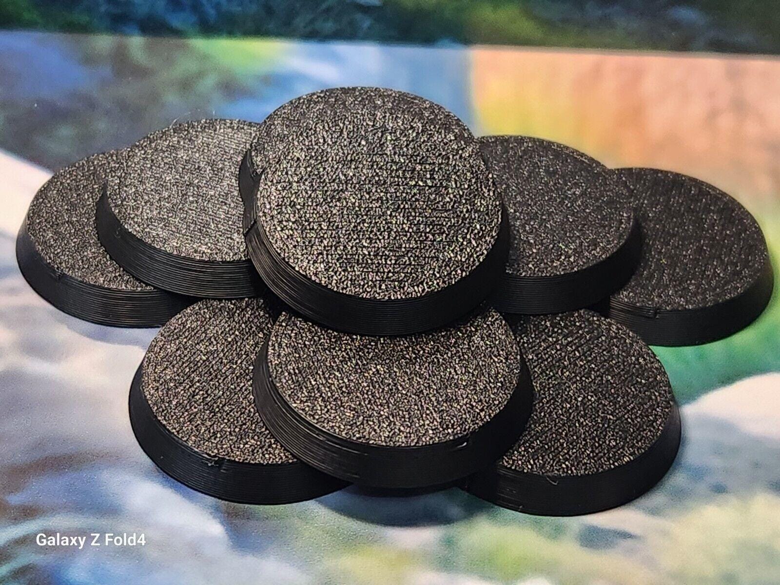 Wargaming Bases 20mm Round Durable Plastic for War Gaming Tabletop Games