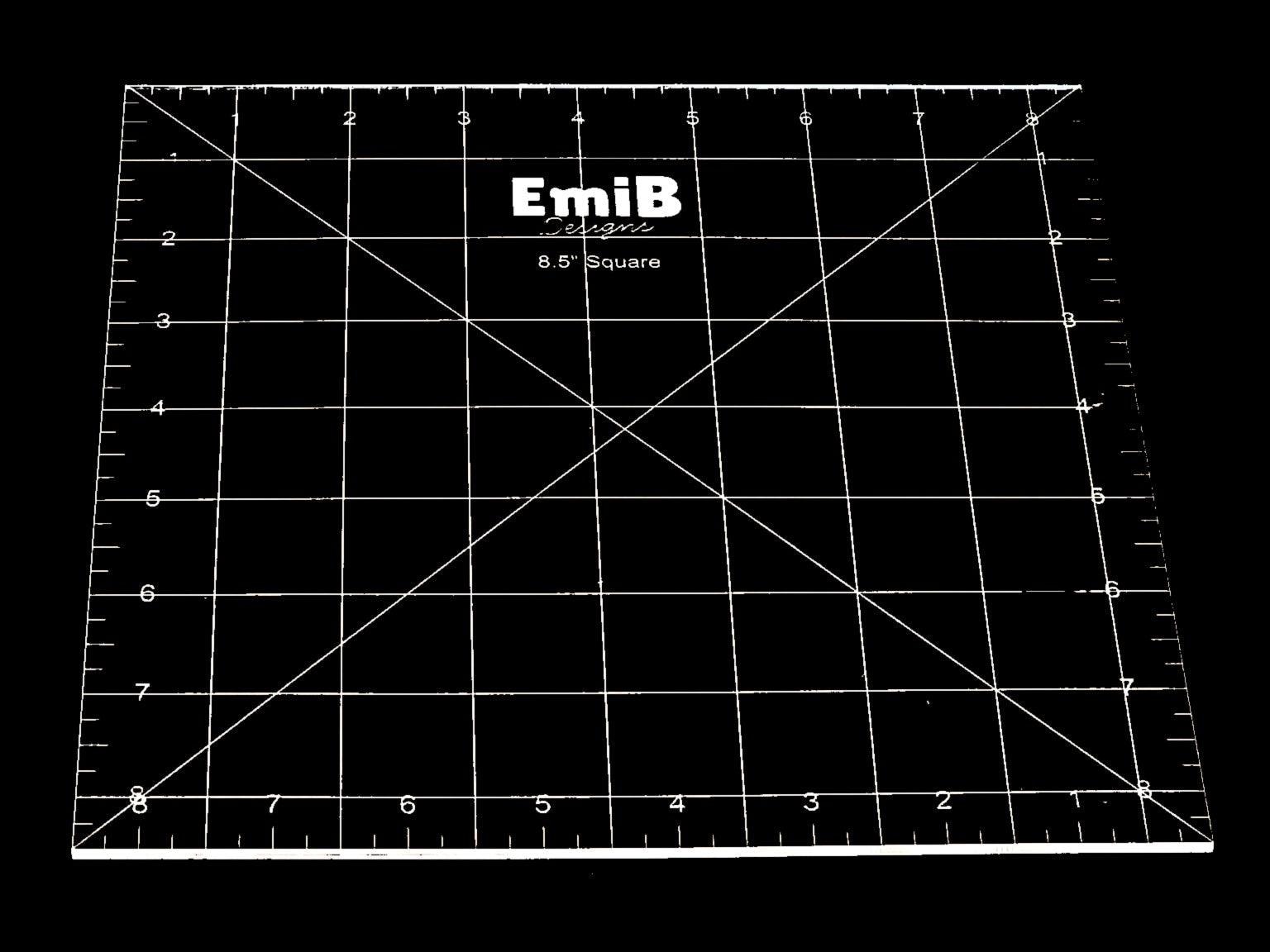 8.5 inch Square Acrylic Sewing Ruler