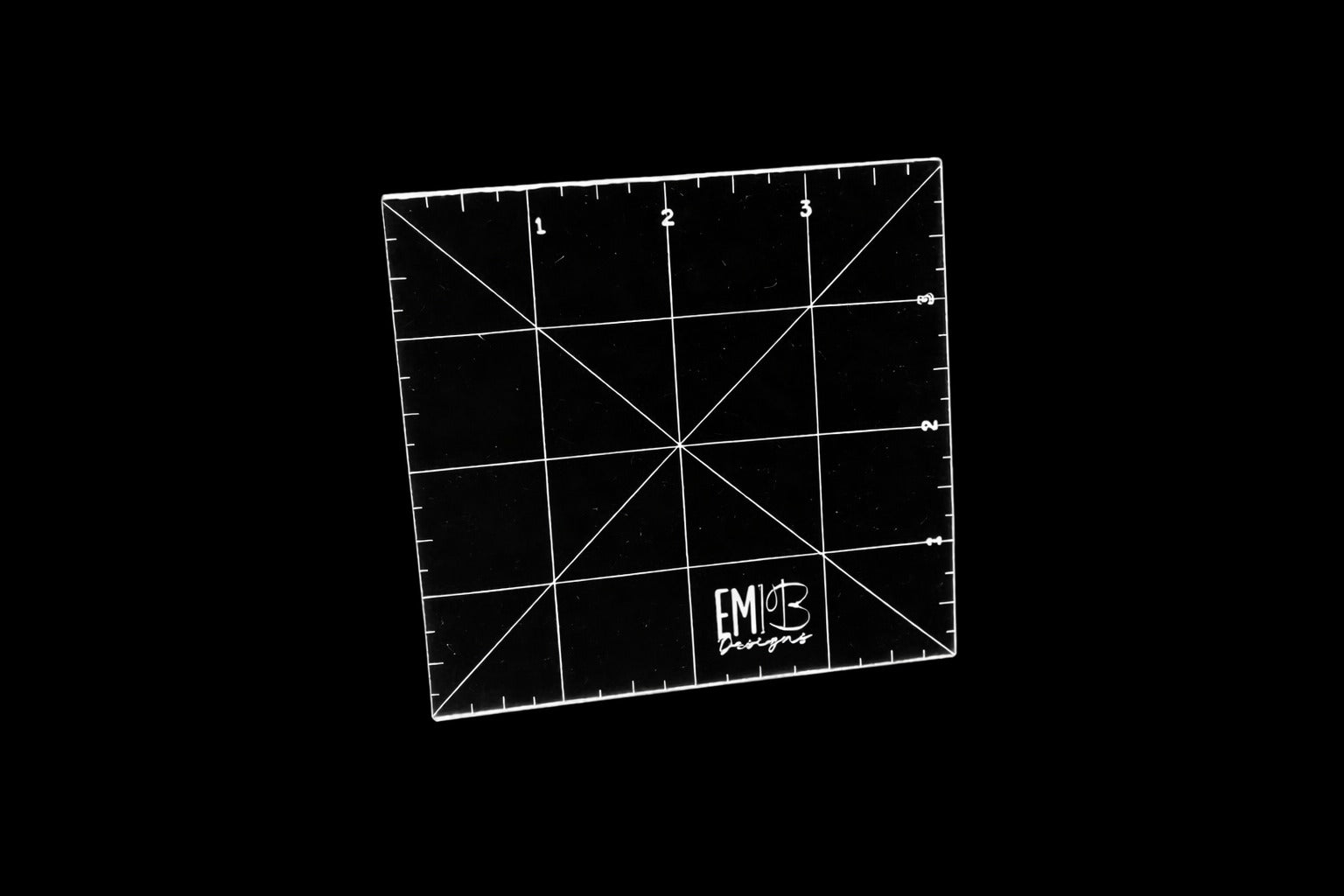 4 inch Square Acrylic Sewing Ruler
