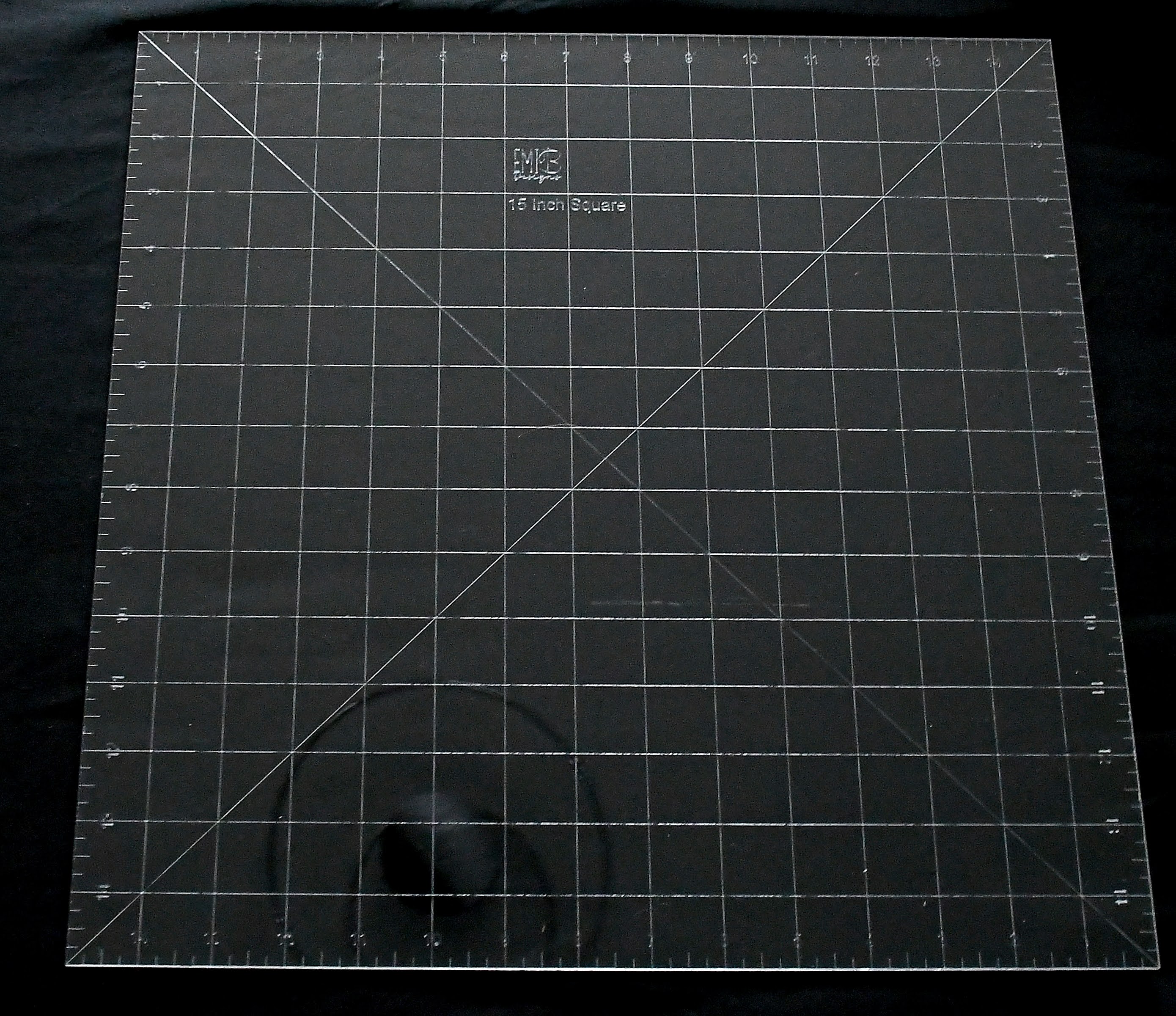 15 inch Square Acrylic Sewing Ruler