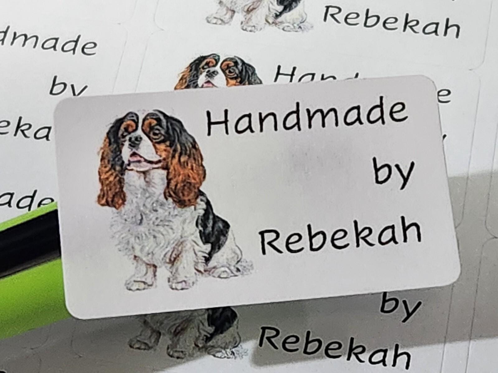 260 Handmade by Labels, Dog Breeds, Craft stickers, Address return