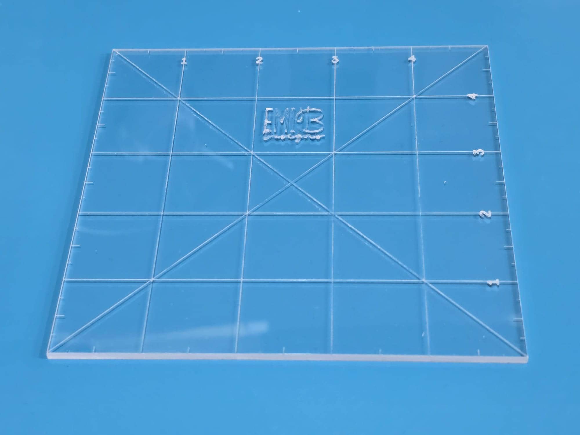 5 inch Square Acrylic Sewing Ruler