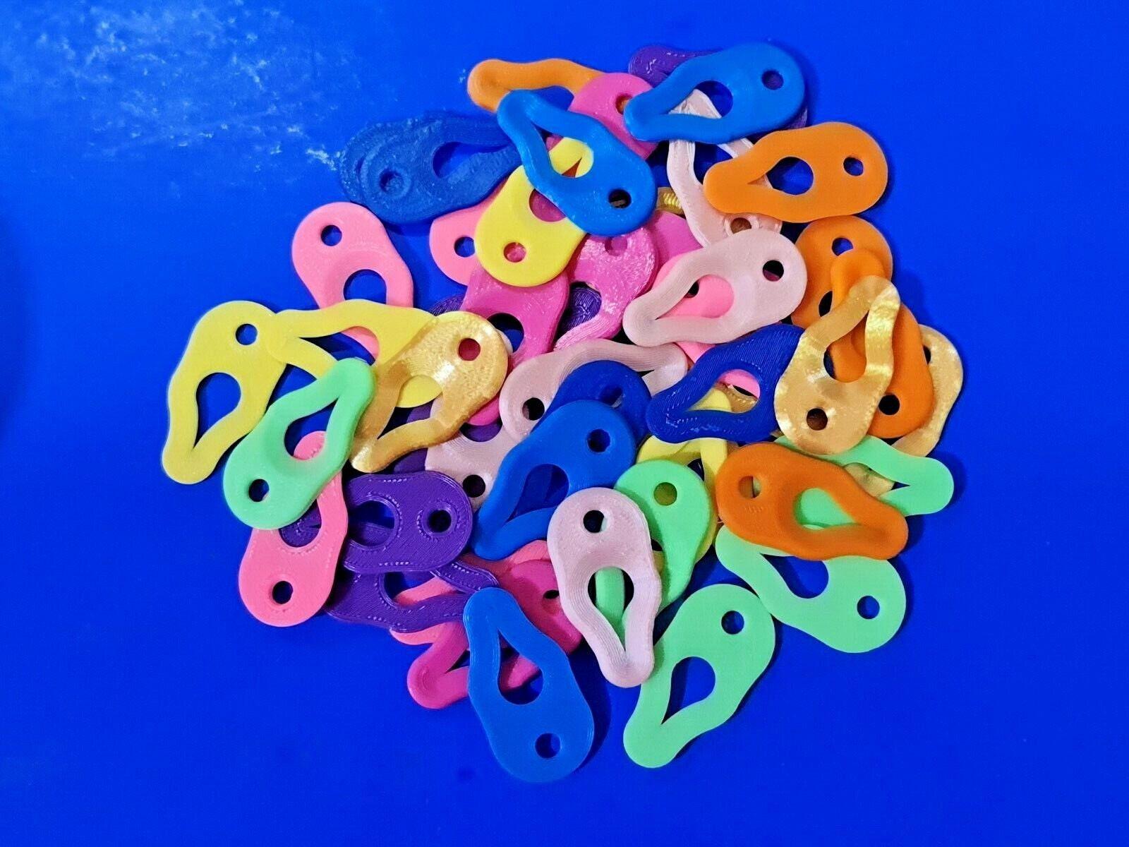 500 Pack Tick Removal Tools PLA Plastic Biodegradable, dog cat horse human sheep