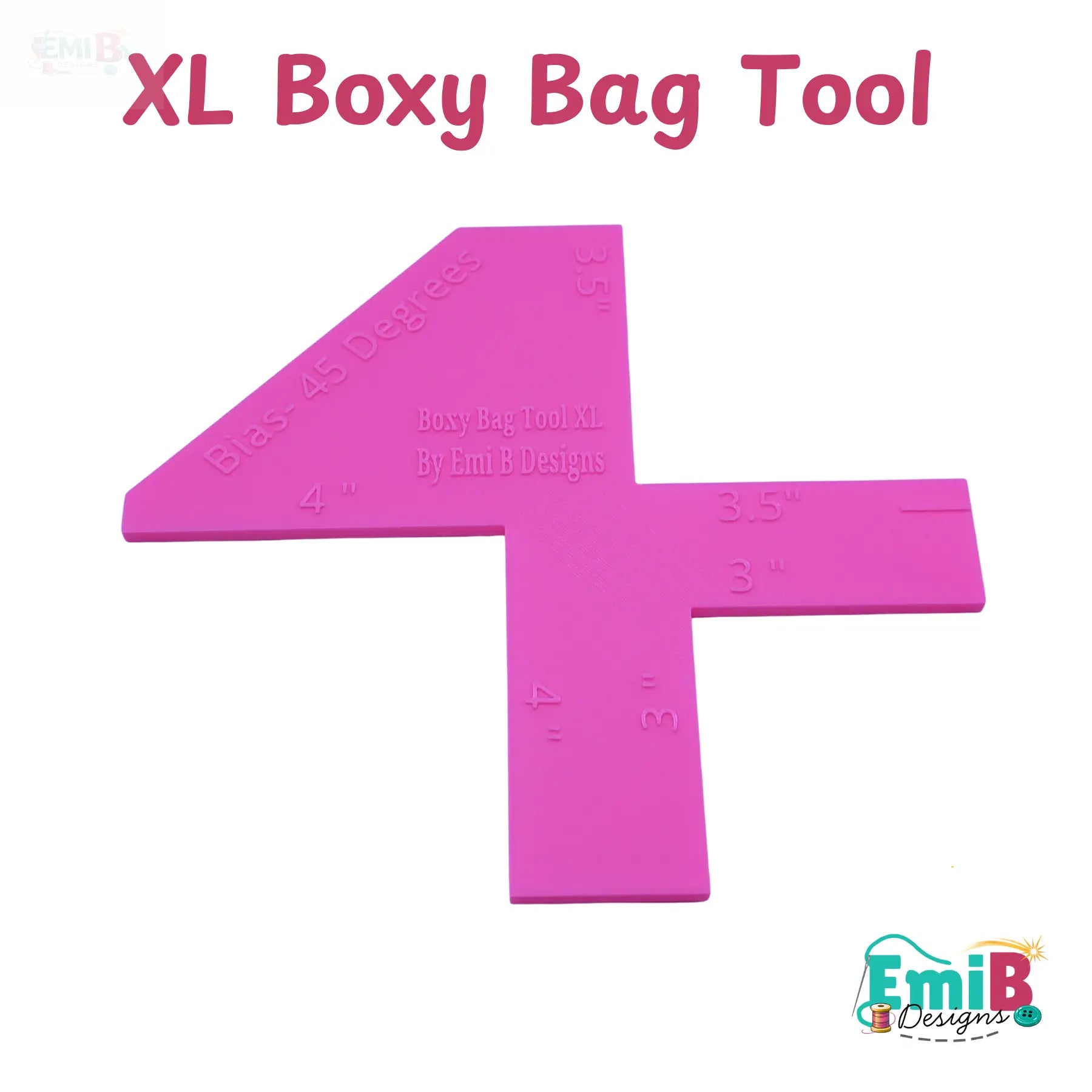XL Boxy Bag Tool Bag Making Tool Bag Making Ruler XL Bags