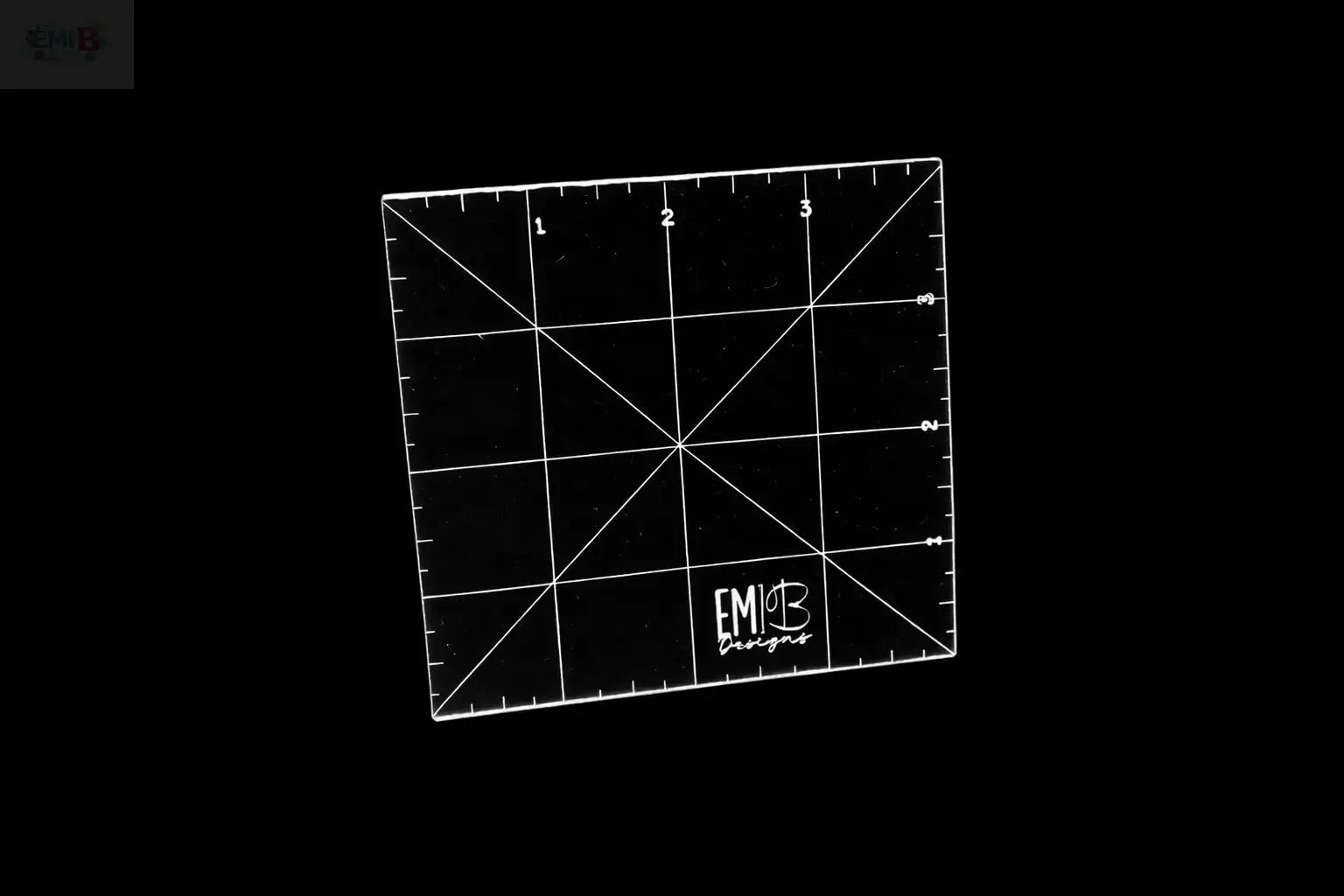 4 inch Square Acrylic Sewing Ruler