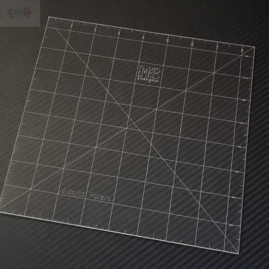 8.5 inch square Acrylic Sewing Ruler