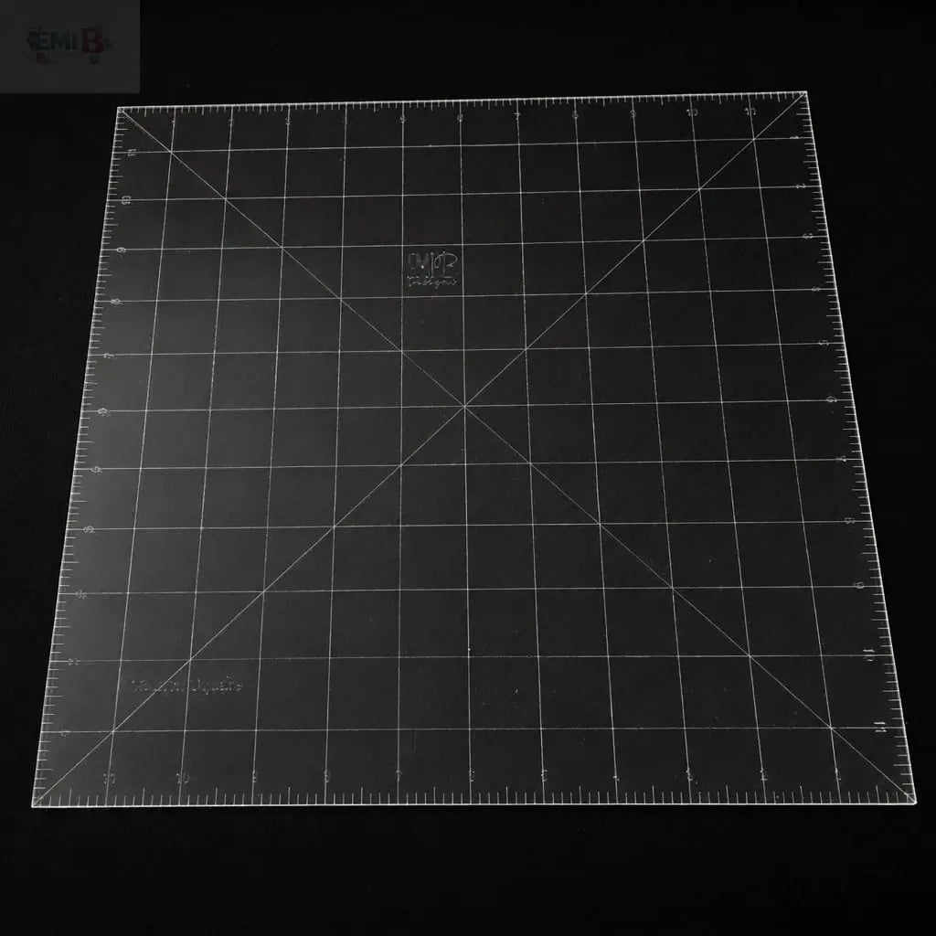 12 inch square Acrylic Sewing Ruler